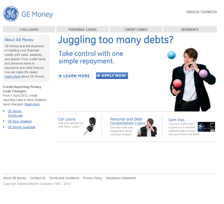 GE Money New Zealand