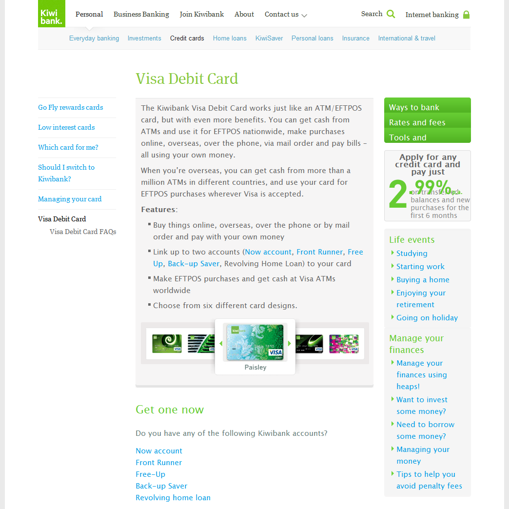 Master Card - Kiwibank