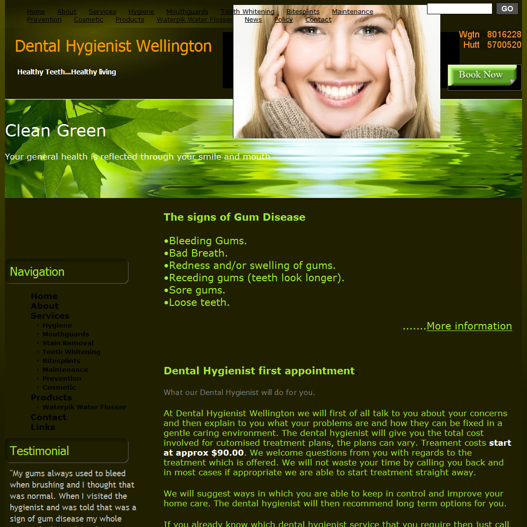 Dental Hygienist Wellington - Home